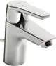 HANSA-Einhebelmischer-Waschtischbatterie-HANSAPOLO-5140-Cold-Zugstangenablaufgarnitur-Ausladung-103-mm-DN15-Chrom-5140229300676 gallery number 1
